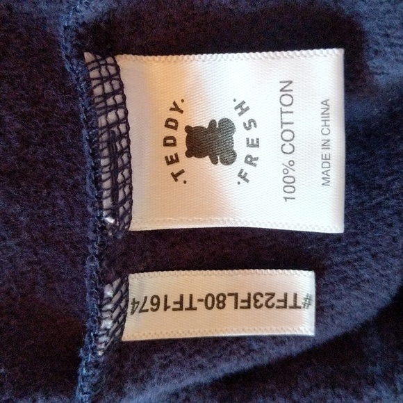 NWOT Teddy Fresh Classic Bear Ear Zip Hoodie - Picture 8 of 14